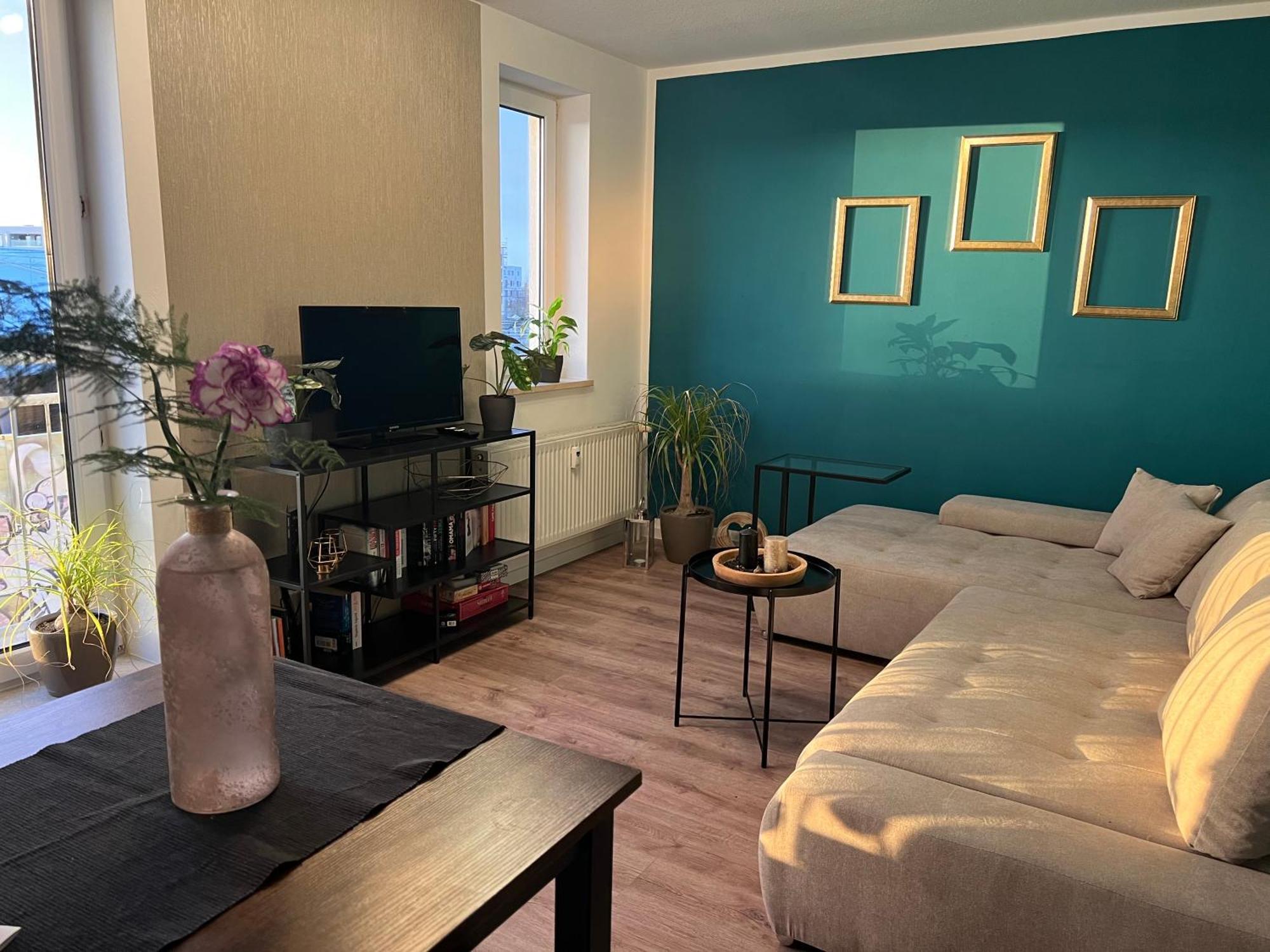 Apartment Juna Mit Tg Stellplatz Leipzig Exteriör bild
